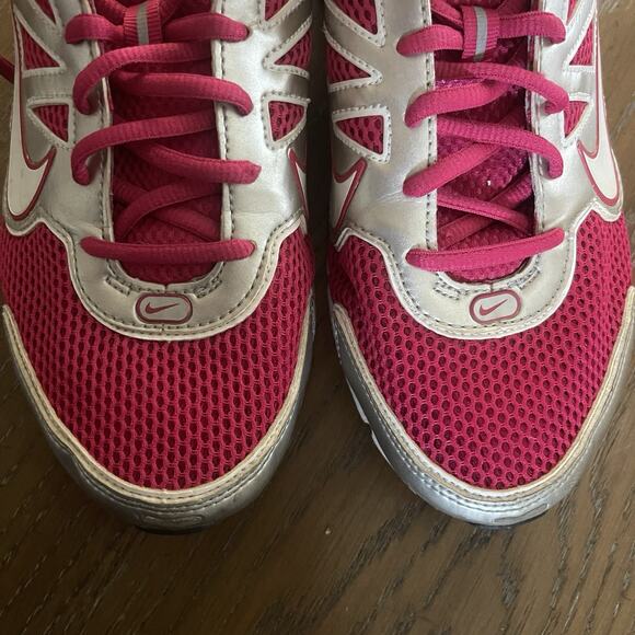 Nike Shox Womens Sneakers Size 9 Pink Qualify Running 442115-616 Retro - Picture 3 of 7